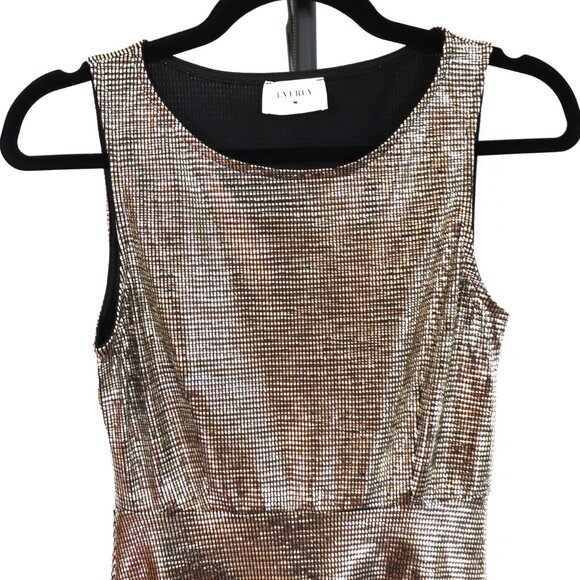 Everly | Glamorous Metallic Mini Dress - Picture 2 of 7